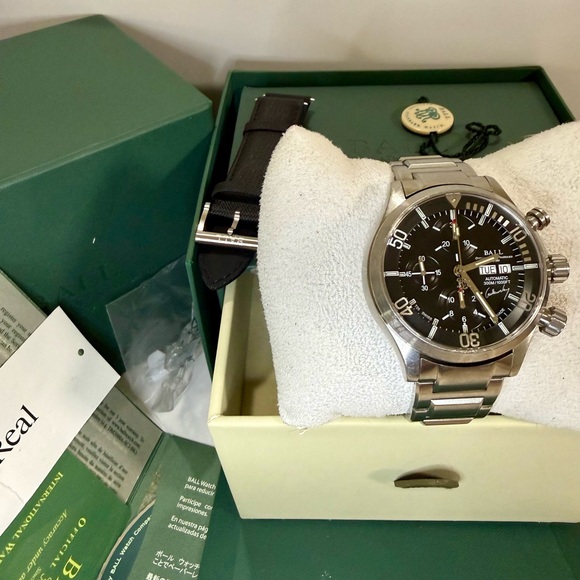 Ball Engineering Master II Diver Freefall Chronograph Day Date Mens Watch - Picture 2 of 8